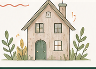 Illustration of a welcoming home